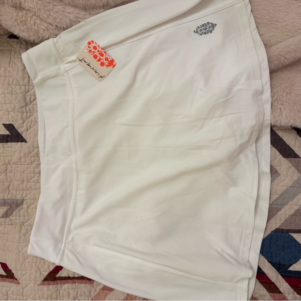 FP Movement by Free People White Athletic Mini Skirt